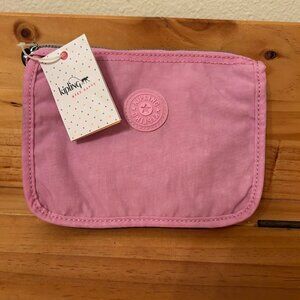 ✨ NWT Kipling Pink Makeup & Accessory Pouch - Multi-Purpose "Stuff" Bag ✨